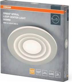 Osram - Plafonieră LED ORBIS SPIRAL, 42 W, 230 V, Ø 50,5 cm, albă