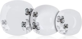 BANQUET Set farfurii din porţelan FLOREA 18 buc