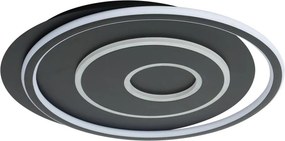 Brilagi - plafonieră LED dimmabilă IRIS LED/83W/230V 46x50 cm neagră + telecomandă