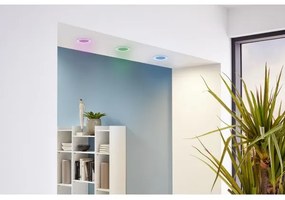 Eglo 32881 - Set de 3 spoturi LED RGB reglabile, încastrate FUEVA-C, 1x LED/3W/230V