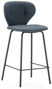 Scaune de bar gri-închis 2 buc. (înălțime șezut 67 cm) Maura – Marckeric