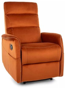 Scaun de masaj Vinci Velvet, portocaliu