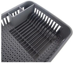 Scurgător de vase gri din plastic – Orion