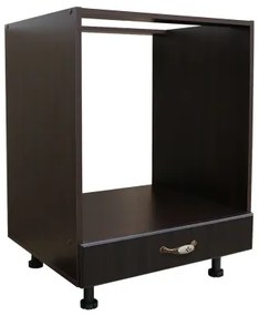 Corp pentru cuptor incorporabil cu sertar Zebra, wenge/MDF Wenge, fara blat, 60 x 82 x 57 cm