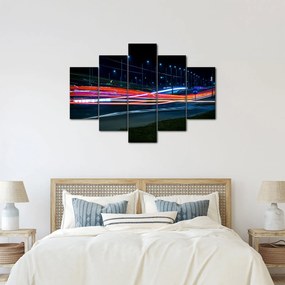 Tabloul orașului nocturn (150x105 cm)