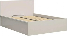 Pat TETRIX 140x200, casmir, PAL, cu somiera si spatiu depozitare