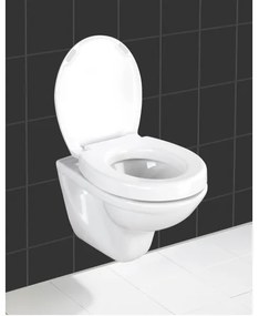 WENKO 21905100-Capac WC SECURA 37x44 cm alb/gri