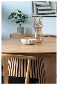 Vază maro deschis din sticlă (înălțime 31 cm) – House Nordic