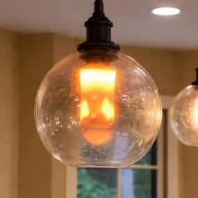 Zaparkorun Bec LED HYO-2, 5W - imitație de flacără - orange