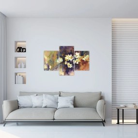 Tablou - Magnolii albe, pictură (90x60 cm)