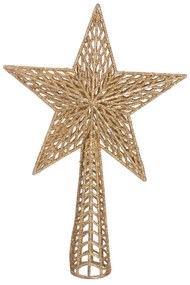 Vârf auriu pentru pomul de Crăciun Unimasa, ø 18 cm