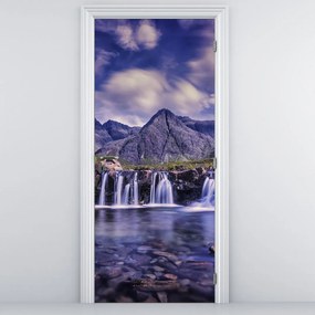 Fototapet pentru ușă - Cascadă (95x205cm)