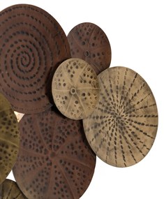 Lampă de perete Art Deco aur antic 71 cm - Kelly