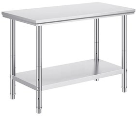 Masă de bucătărie din oțel inoxidabil