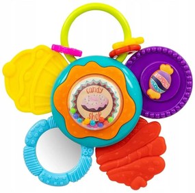 Jucărie senzorială cu ventuză Milly Mally, Floare, multicoloră