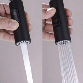 Baterie de bucatarie Rea Eco Fresh negru mat