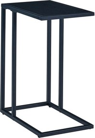 Masuta Symphony D, negru, PAL laminat/metal, 45x30x60 cm