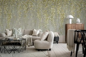 Tapet Draped Blossoms, Gold, Rebel Walls