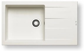 Chiuvetă de bucătărie Pyramis ATHLOS 86 x 50 cm, granit alb - 70070611