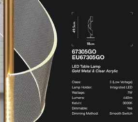 Lampa de masa LED deosebita design lux Belle