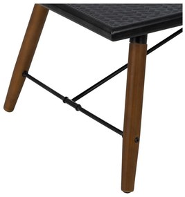 Măsuță de cafea neagră din metal 60x109,5 cm Oslo – Ixia