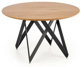 Set masa rotunda Mozambik ø120 cm + 4 scaune K373 gri