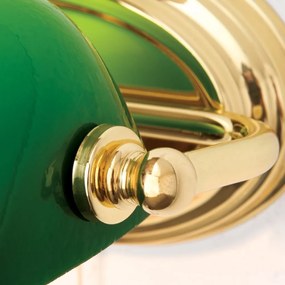 Aplica de perete stil clasic HARVARD alama/verde