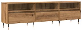 vidaXL Comodă TV, stejar artizanal, 150x30x44,5 cm, lemn prelucrat