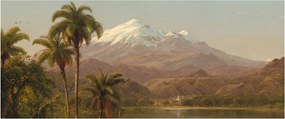 Tablou - Frederic Edwin Church, Tamaca Palms, reproducere (120x50 cm)