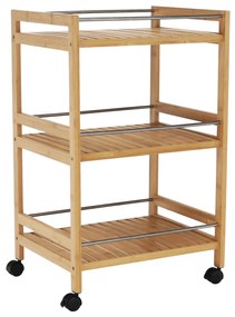 Cărucior servire Ensi (bambus natural). 1028675