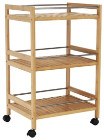 Cărucior servire Ensi (bambus natural). 1028675