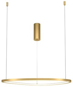 Lustra LED, pendul design modern Glint auriu