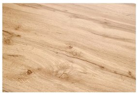 Set masă și scaune Pavia 4+1, lemn natural / gri