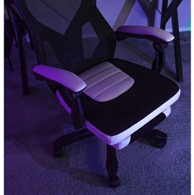 JAKS Scaun de gaming BING negru roșu