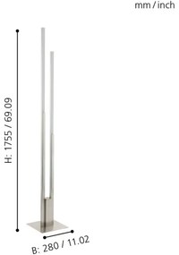 Lampadar LED RGBW dimabil FRAIOLI-Z LED/32W/230V Eglo 900078