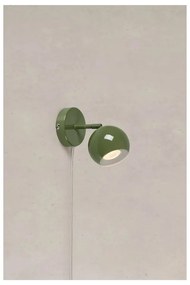 Aplică de perete verde cu alimentare la priză Pop – Markslöjd