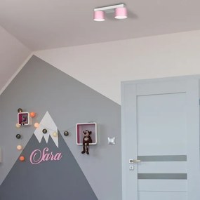 Plafonieră DIXIE 2xGX53/11W/230V roz