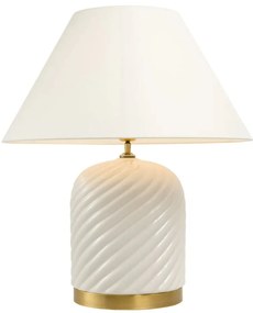 Veioza eleganta design LUX din ceramica, Savona alb 110908 HZ