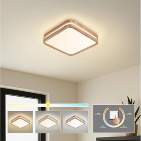 Brilagi - Plafonieră LED MOLINA SQUARE LED/32W/230V 3000/4000/6000K stejar 30x30 cm