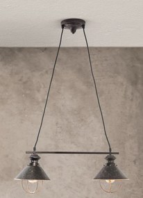 Lustra suspendata metal stil vintage Mathilda 2L