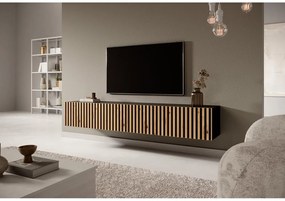 Masă TV Tenessie 175  (negru + stejar artisan). 1098790