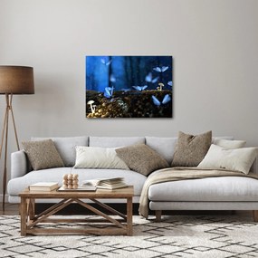 Tablou cu fluturi alabstre (70x50 cm)