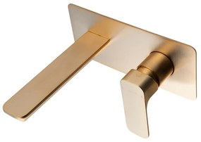 Baterie aurie pentru chiuvetă încastrată (1 ieșire) Spy – Sapho