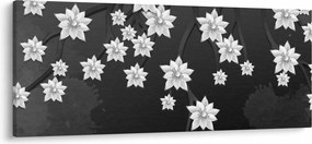 Tablou - Flori pe ramuri (120x50 cm)