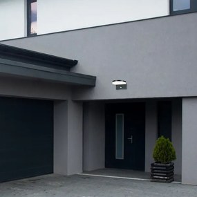 Aplică LED de exterior cu senzor Rabalux 77119 BATIDA LED/9W/230V IP54 negru