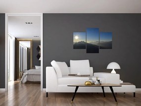 Tablou - Deasupra vârfurilor de munți (90x60 cm)