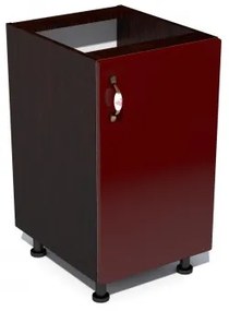Corp inferior 50 cu 1 usa Zebra MDF rosu simplu