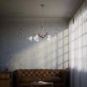 Candelabru din alama cu detalii gravate Dalida