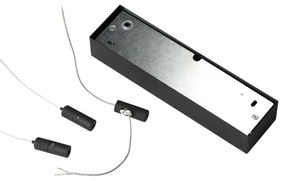 Ideal Lux - Lustru LED suspendat pe cablu ORACLE SLIM LED/37W/230V 4000K Ø 70 cm negru