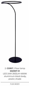 Lampadar, Lampa de podea LED design minimalist CORIT